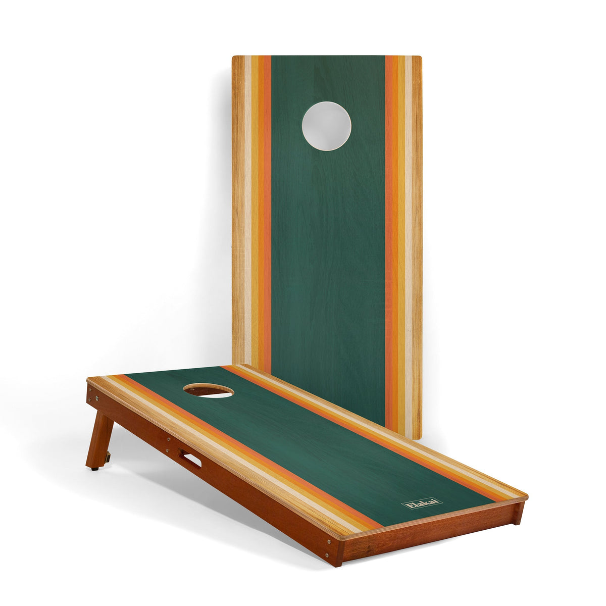 2ft x 4ft Graphic Wood Classic Cornhole Set | Coastal Surf Beach Collection Duke Surf | Heirloom Boulevard