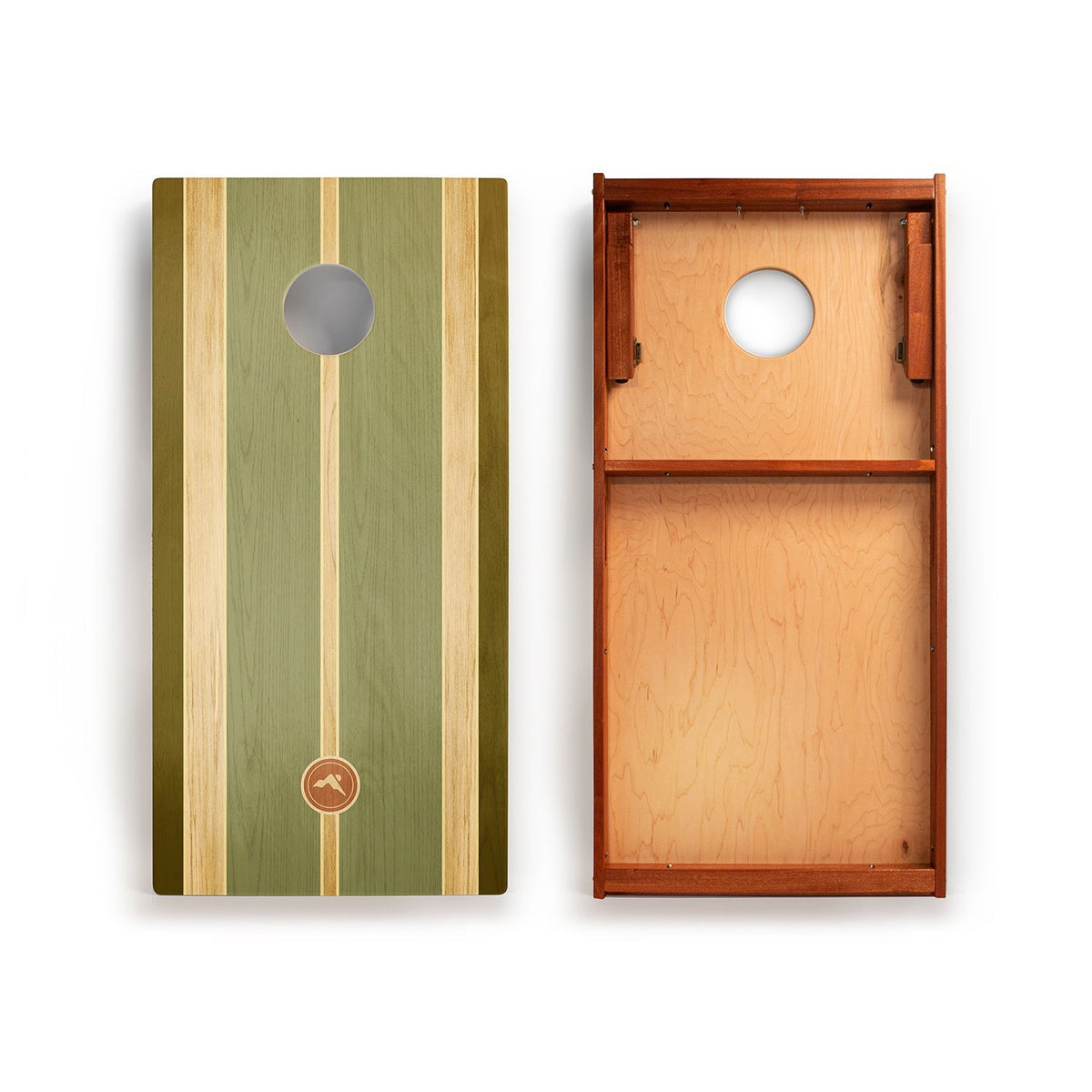 2ft x 4ft Graphic Wood Classic Cornhole Set | Coastal Surf Beach Collection | Heirloom Boulevard