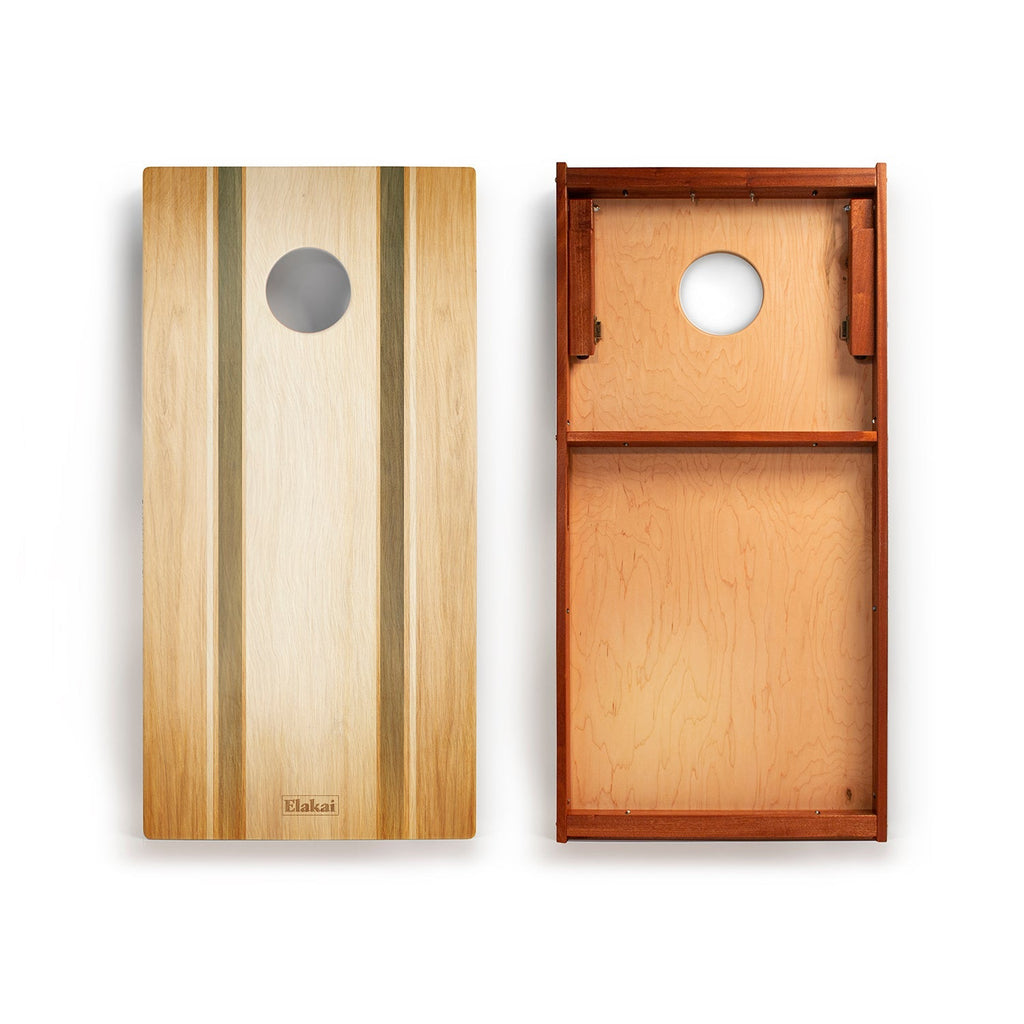 2ft x 4ft Graphic Wood Classic Cornhole Set | Coastal Surf Beach Collection | Heirloom Boulevard