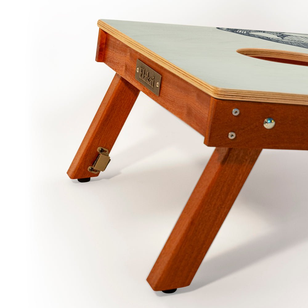 Elakai 2ft x 4ft Graphic Elakai Wood Classic Cornhole Set | Modern Angle Collection | Heirloom Boulevard