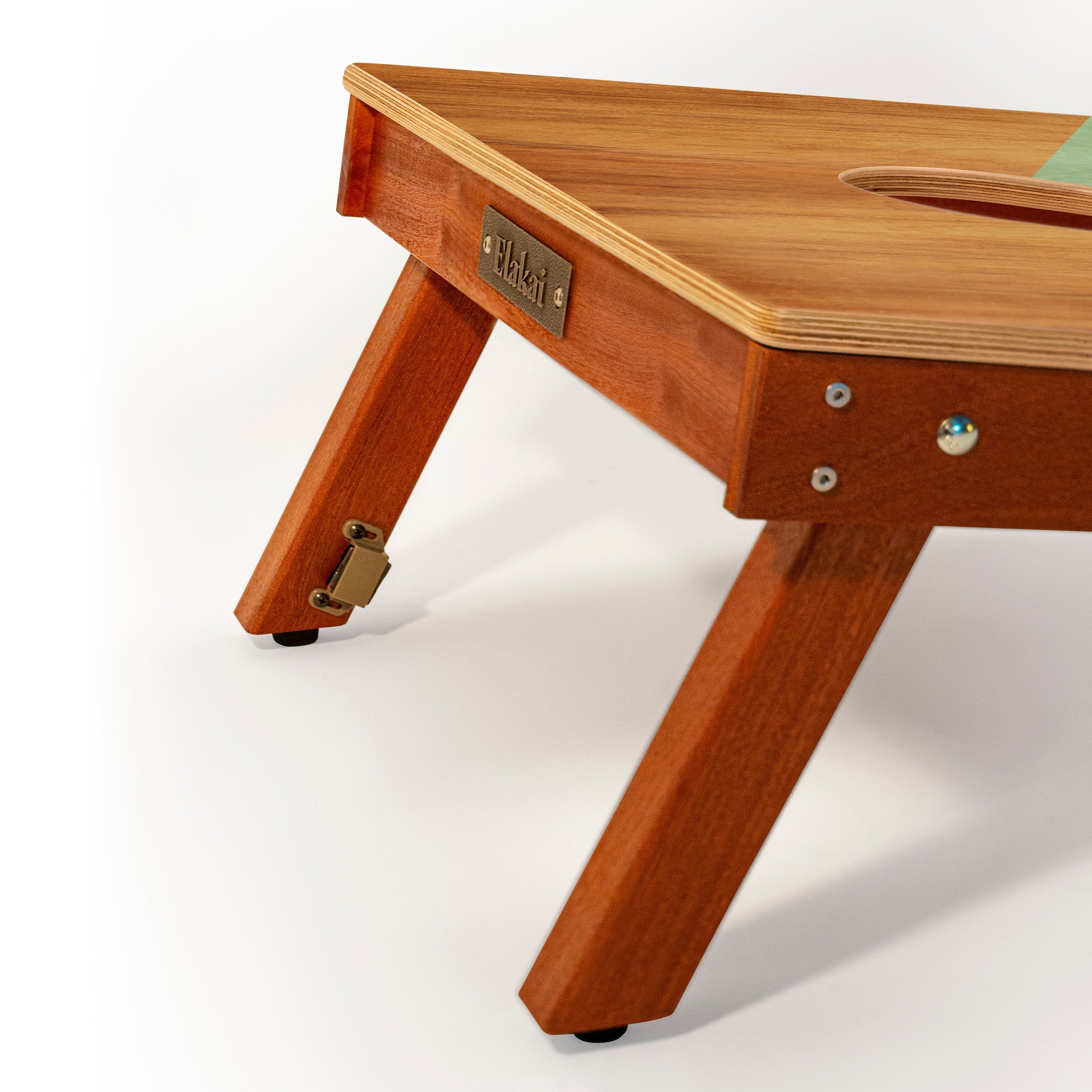 Elakai 2ft x 4ft Graphic Elakai Wood Classic Cornhole Set | Modern Angle Collection | Heirloom Boulevard