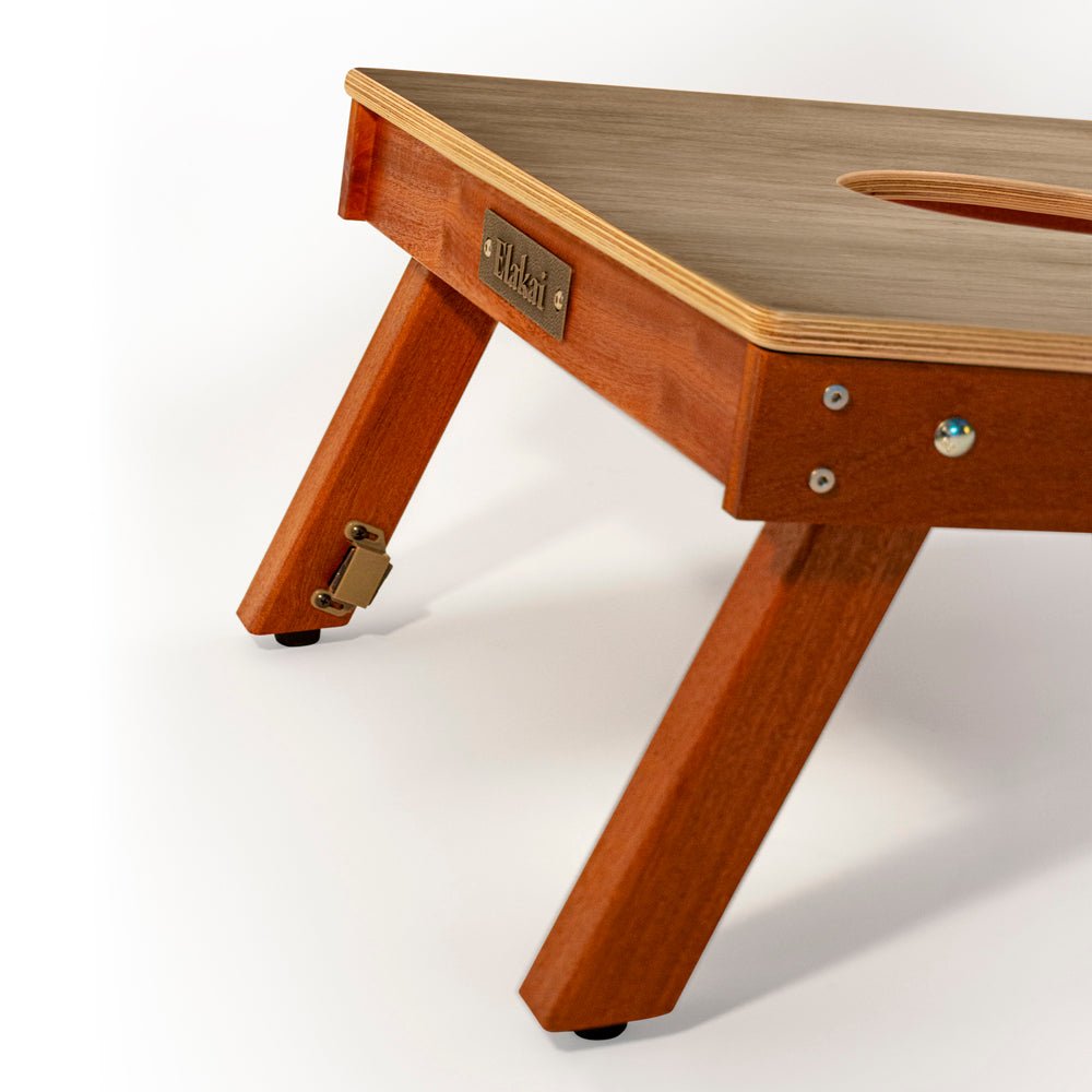 Elakai 2ft x 4ft Graphic Elakai Wood Classic Cornhole Set | Modern Angle Collection | Heirloom Boulevard