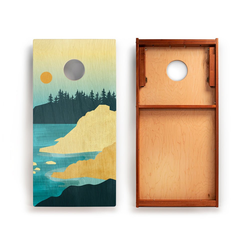 Elakai 2ft x 4ft Graphic Wood Classic Cornhole Set | National Parks Inspired Collection | Heirloom Boulevard