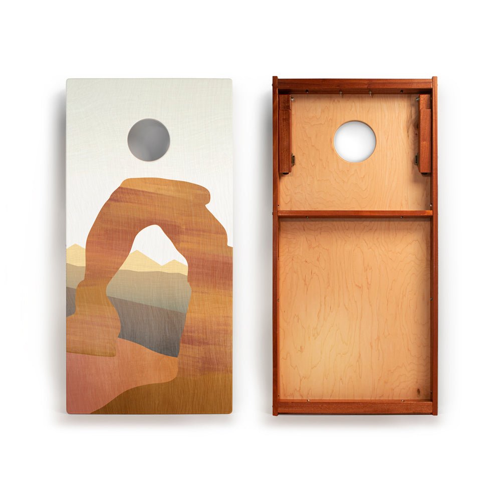 Elakai 2ft x 4ft Graphic Wood Classic Cornhole Set | National Parks Inspired Collection | Heirloom Boulevard