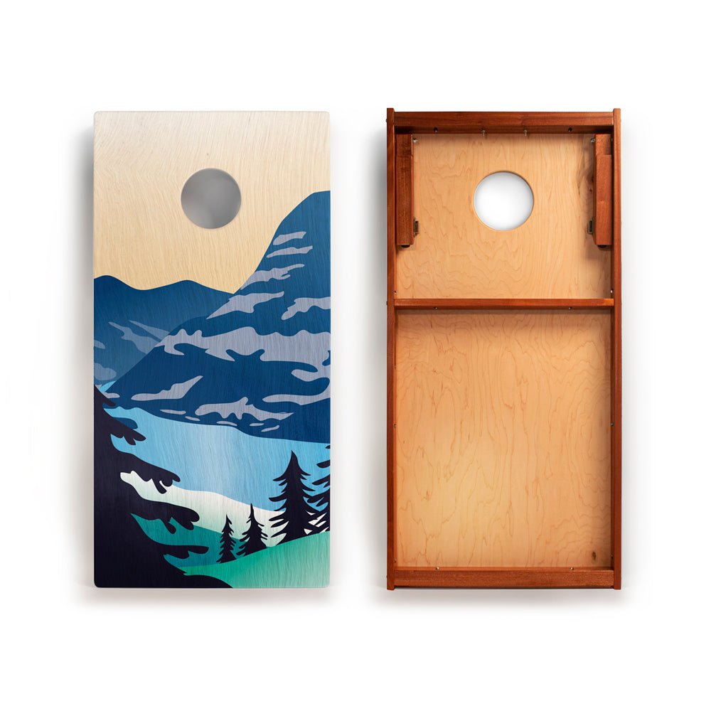 Elakai 2ft x 4ft Graphic Wood Classic Cornhole Set | National Parks Inspired Collection | Heirloom Boulevard