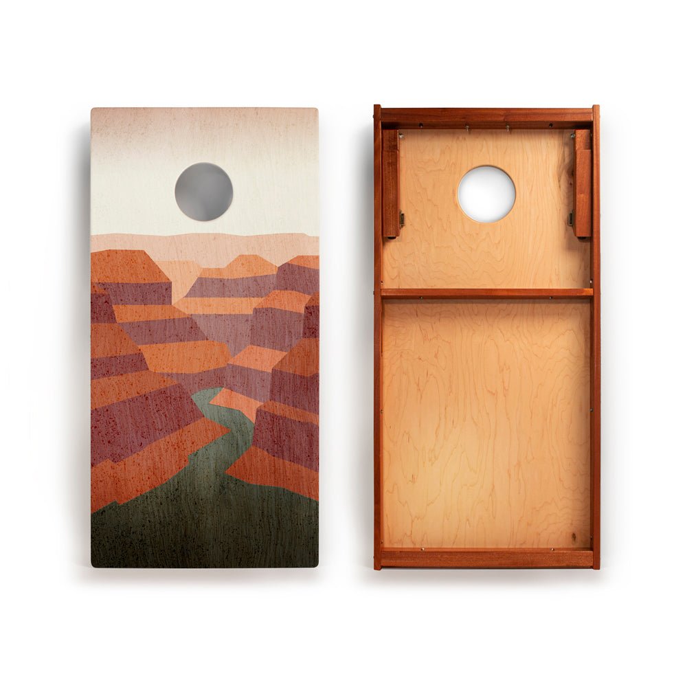 Elakai 2ft x 4ft Graphic Wood Classic Cornhole Set | National Parks Inspired Collection | Heirloom Boulevard