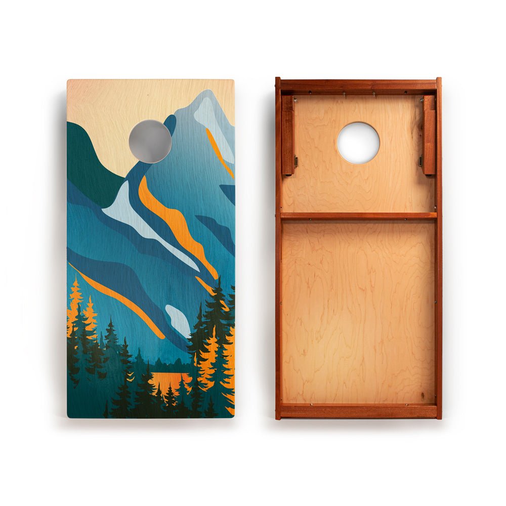 Elakai 2ft x 4ft Graphic Wood Classic Cornhole Set | National Parks Inspired Collection | Heirloom Boulevard