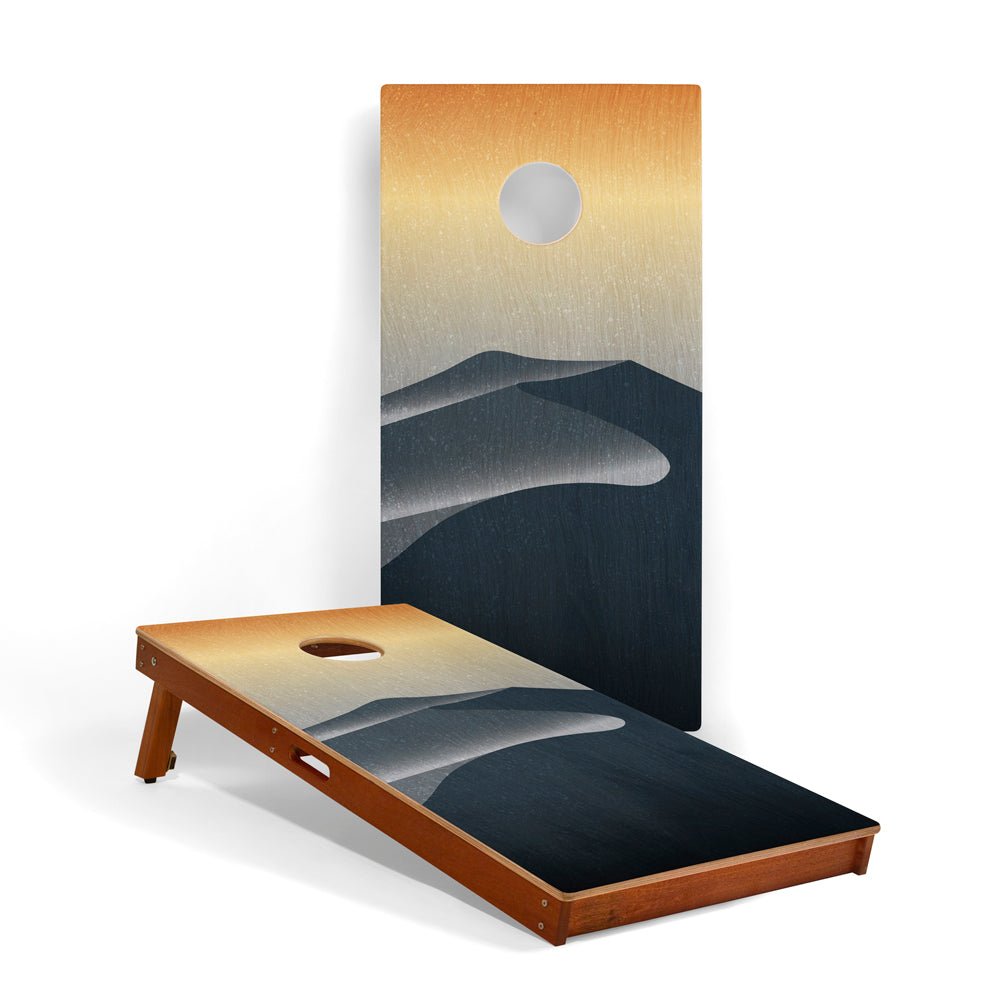 Elakai 2ft x 4ft Graphic Wood Classic Cornhole Set | National Parks Inspired Collection Mojave | Heirloom Boulevard
