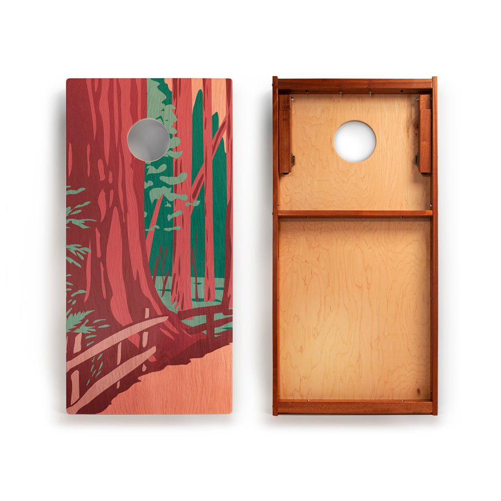 Elakai 2ft x 4ft Graphic Wood Classic Cornhole Set | National Parks Inspired Collection | Heirloom Boulevard