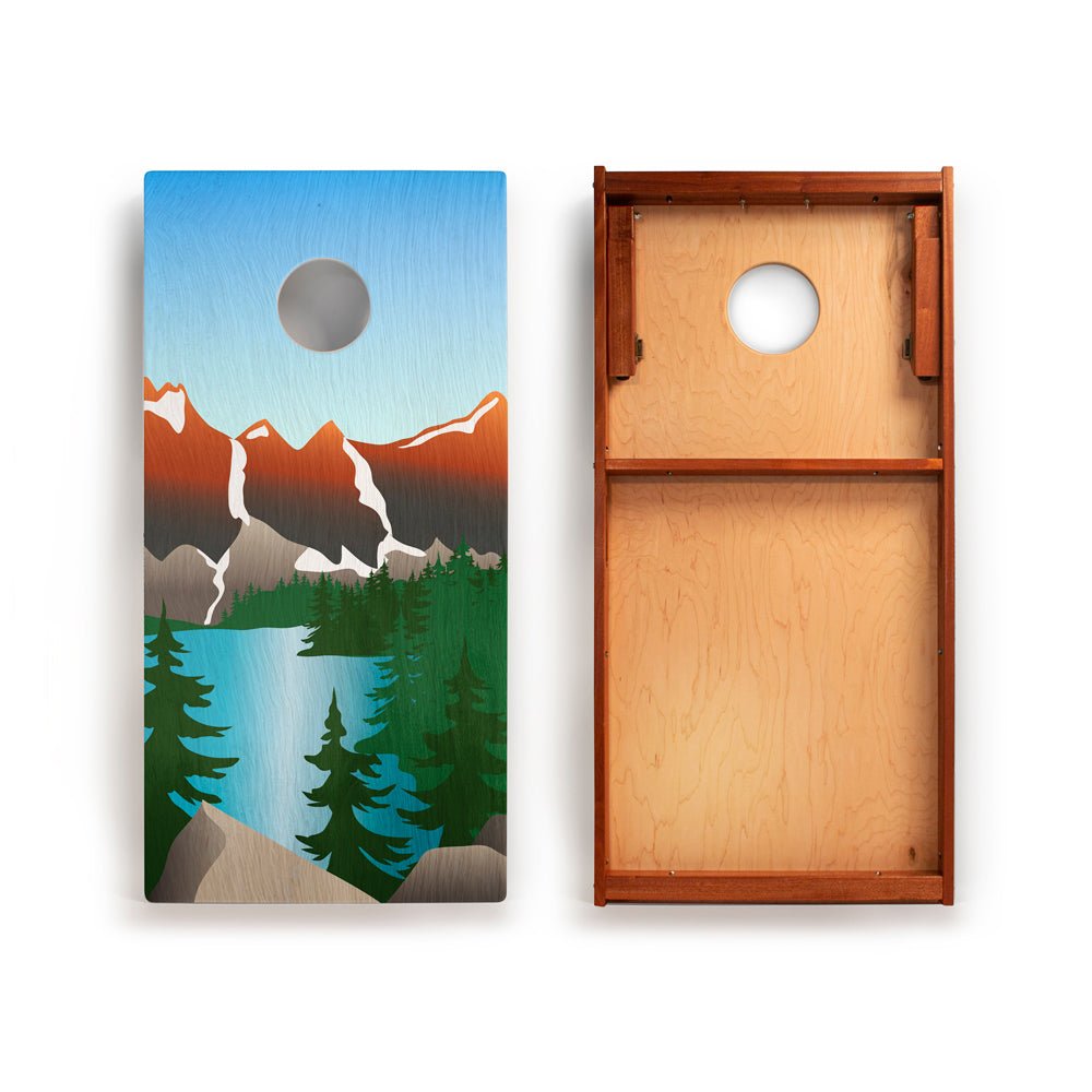 Elakai 2ft x 4ft Graphic Wood Classic Cornhole Set | National Parks Inspired Collection | Heirloom Boulevard
