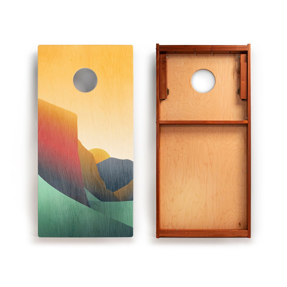 Elakai 2ft x 4ft Graphic Wood Classic Cornhole Set | National Parks Inspired Collection | Heirloom Boulevard