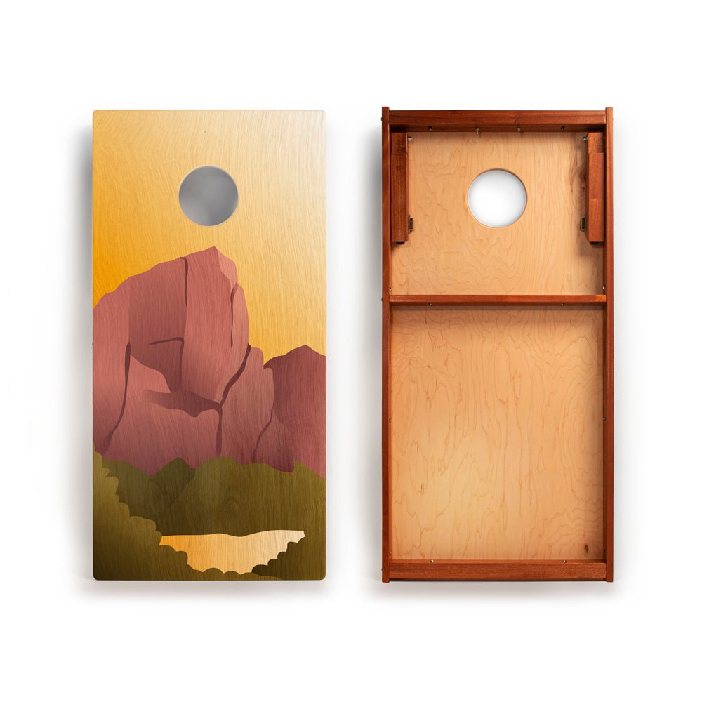 Elakai 2ft x 4ft Graphic Wood Classic Cornhole Set | National Parks Inspired Collection | Heirloom Boulevard
