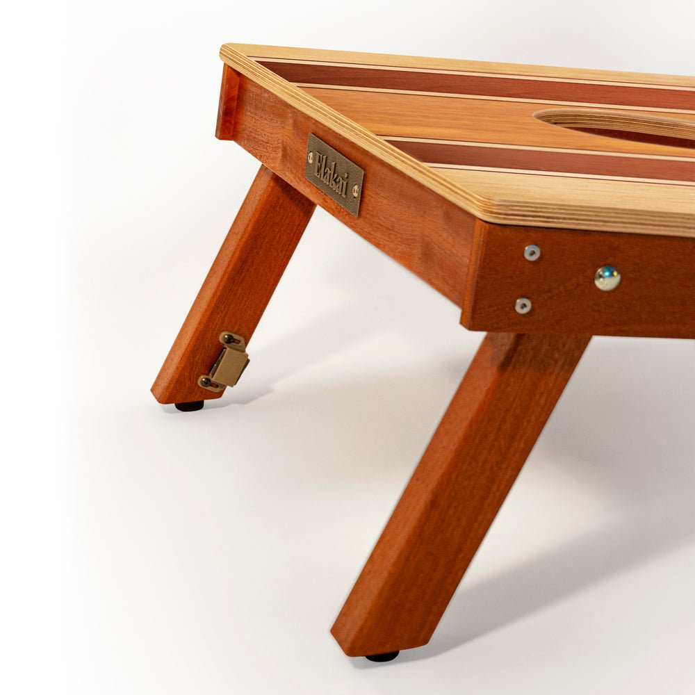 Elakai 2ft x 4ft Graphic Wood Classic Cornhole Set | Natural Surf Beach Collection | Heirloom Boulevard