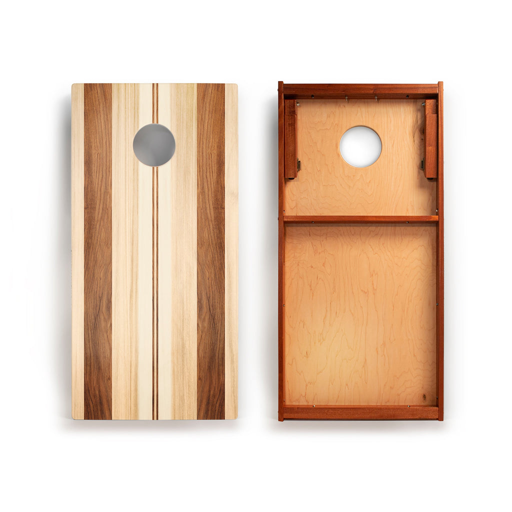 Elakai 2ft x 4ft Graphic Wood Classic Cornhole Set | Natural Surf Beach Collection | Heirloom Boulevard