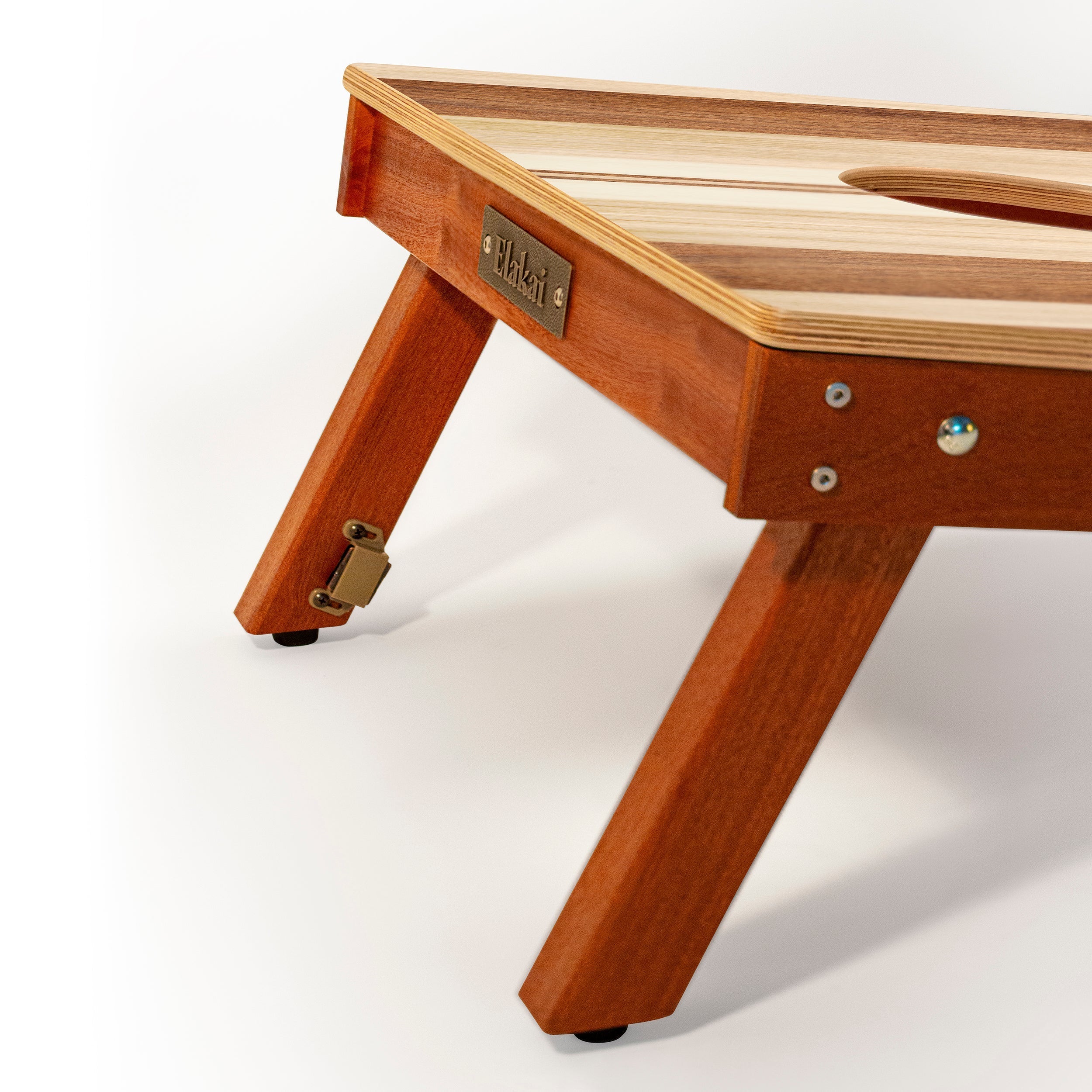 Elakai 2ft x 4ft Graphic Wood Classic Cornhole Set | Natural Surf Beach Collection | Heirloom Boulevard