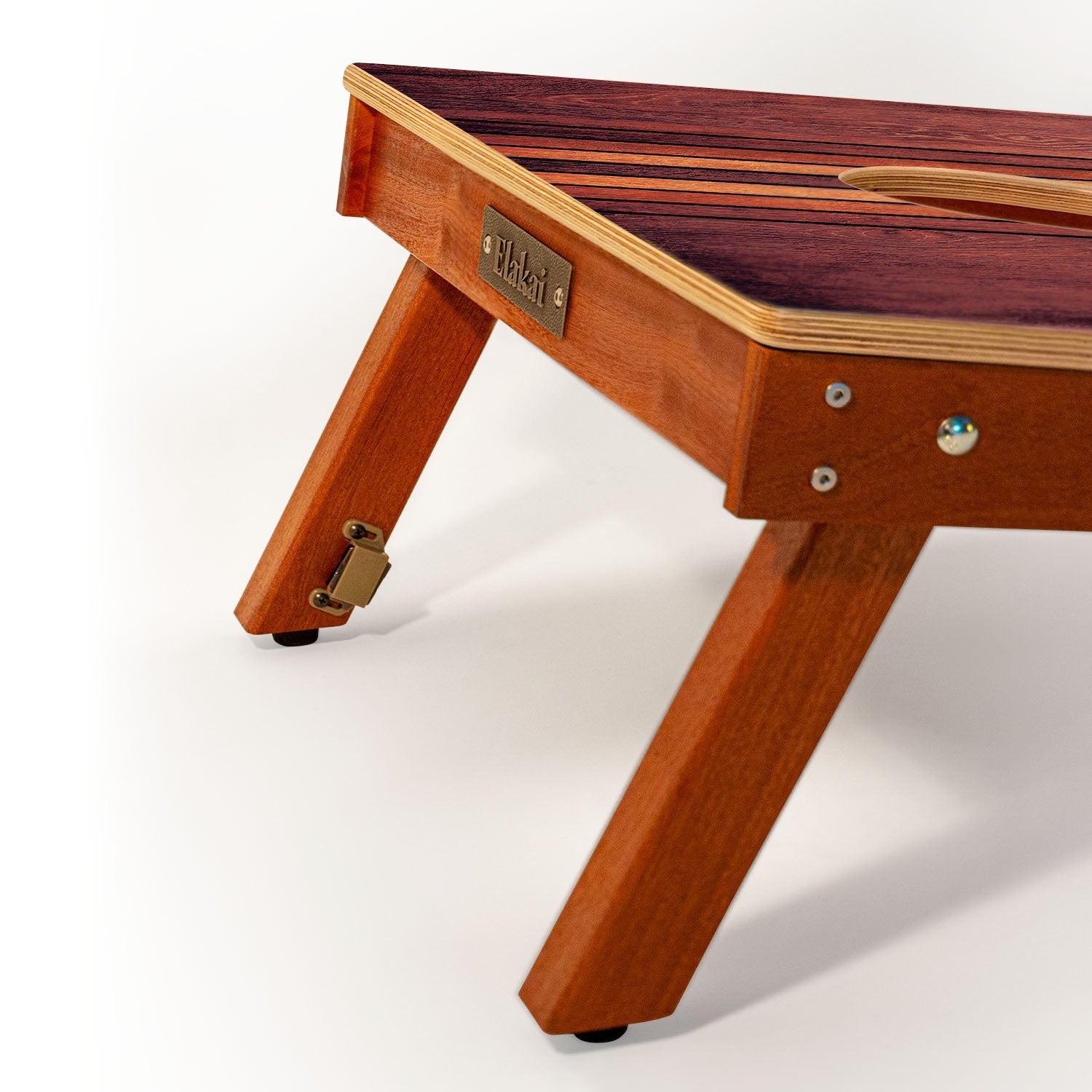 Elakai 2ft x 4ft Graphic Wood Classic Cornhole Set | Natural Surf Beach Collection | Heirloom Boulevard