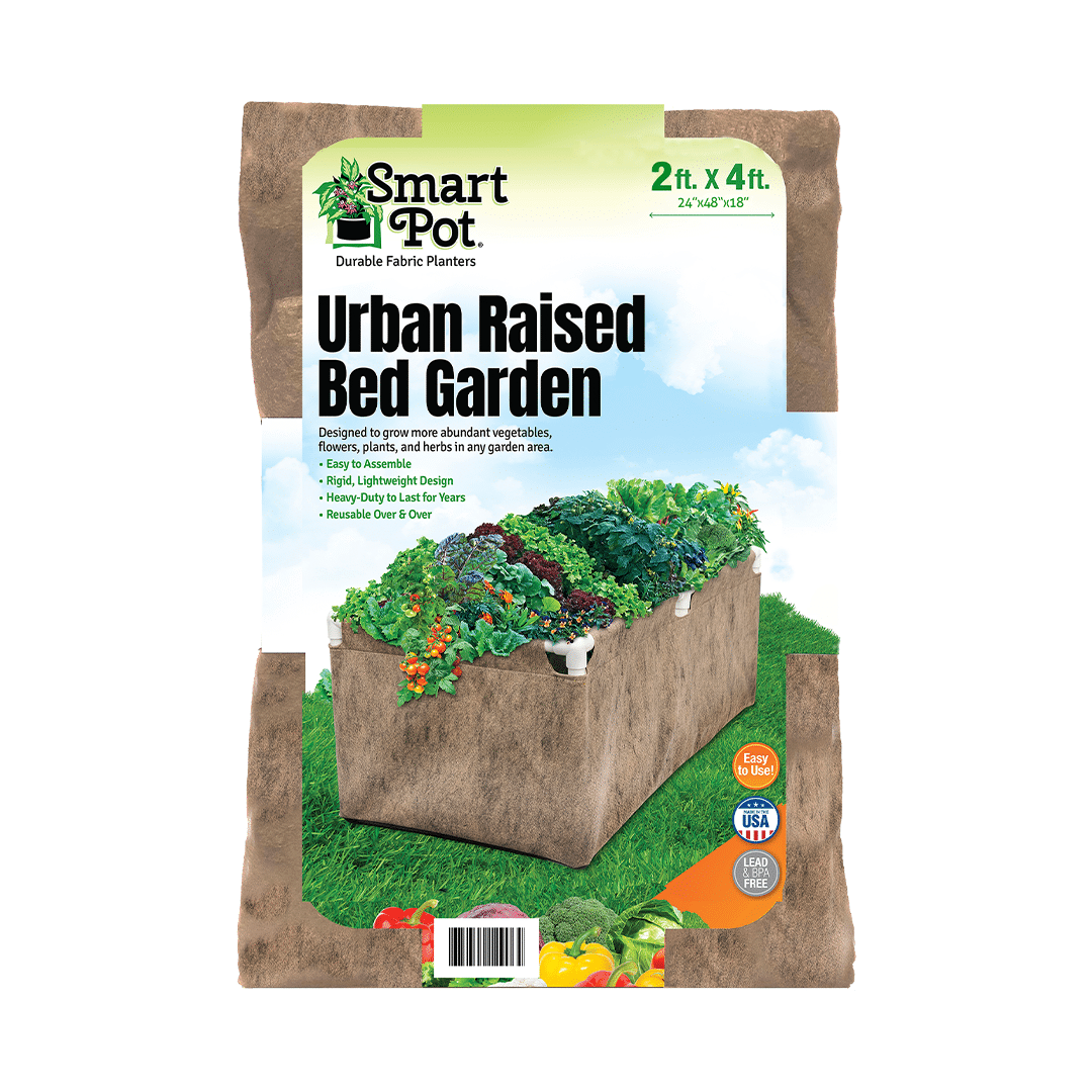 Smart Pot Urban Raised Bed 2' x 4' PVC - Not Included | Heirloom Boulevard