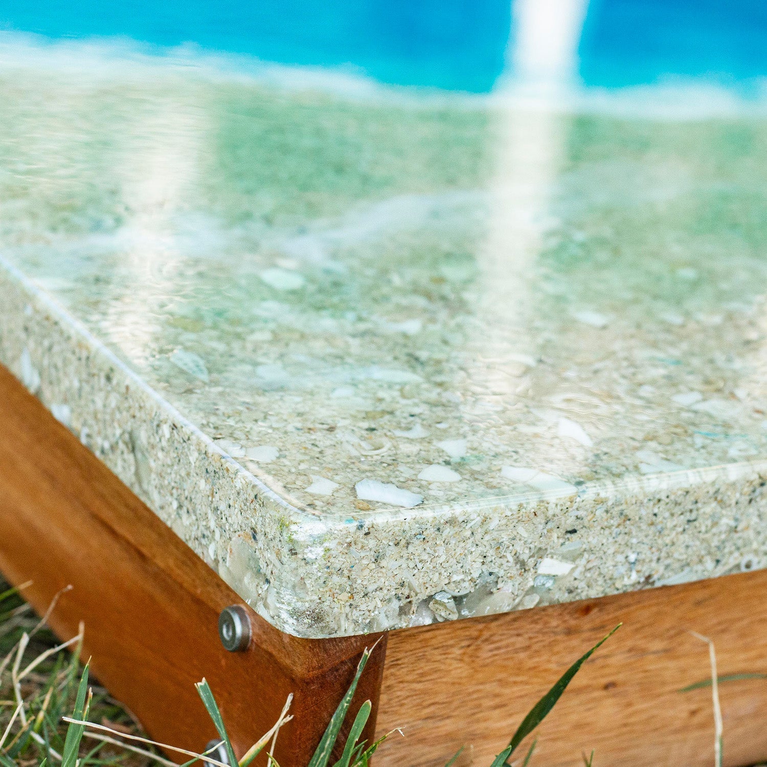 Elakai 2x4 The Beach Epoxy Resin Cornhole Boards | Heirloom Boulevard