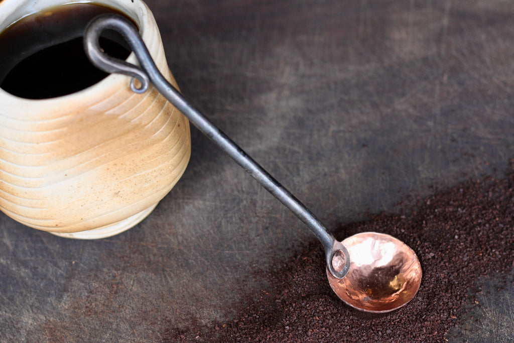Wicks Forge Copper and Steel Coffee Scoop - 1 Tbsp | Heirloom Boulevard