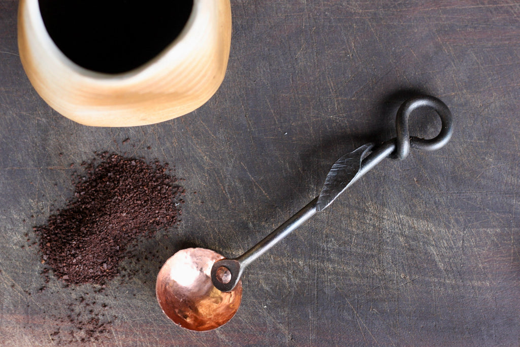Wicks Forge Copper and Steel Coffee Scoop - 1 Tbsp | Heirloom Boulevard