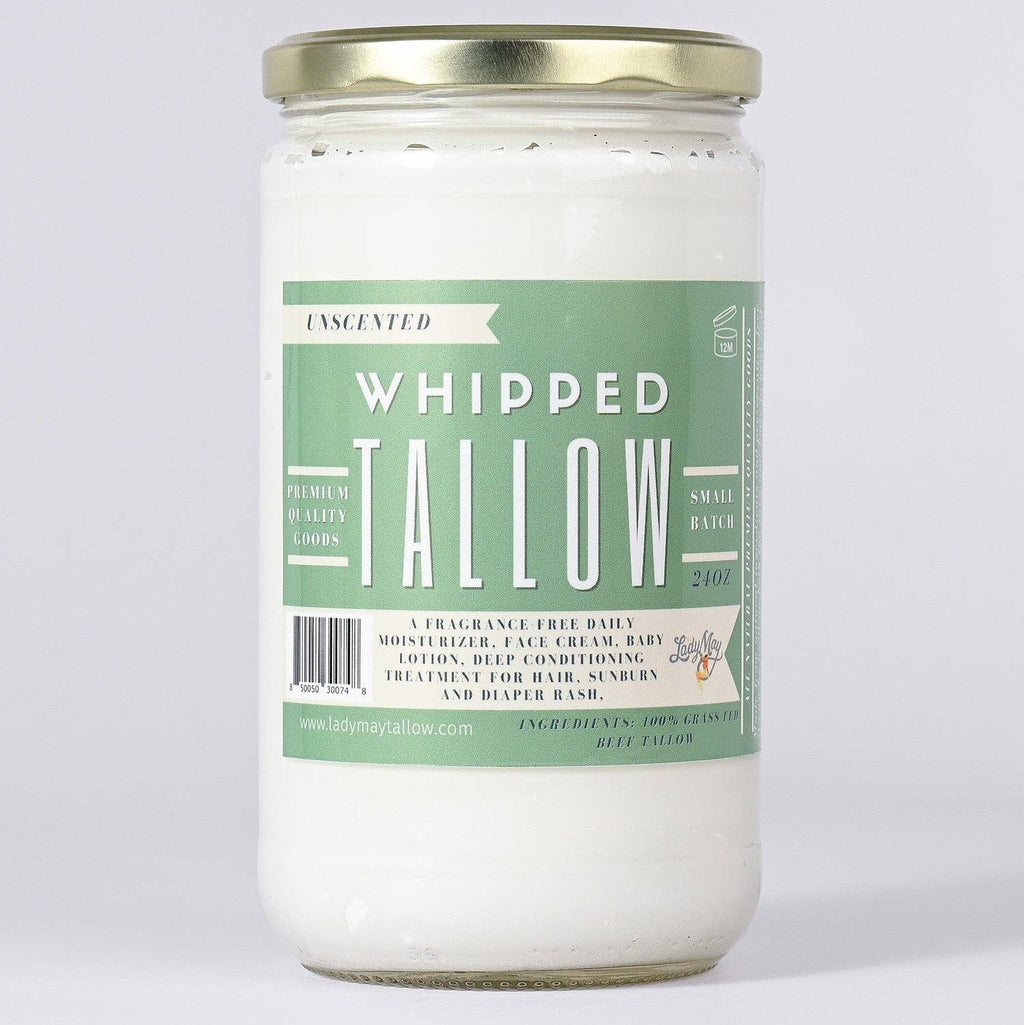 Whipped Tallow | All Natural Moisturizer Choose Scent Size 2oz-85oz Lady May Tallow | Heirloom Boulevard
