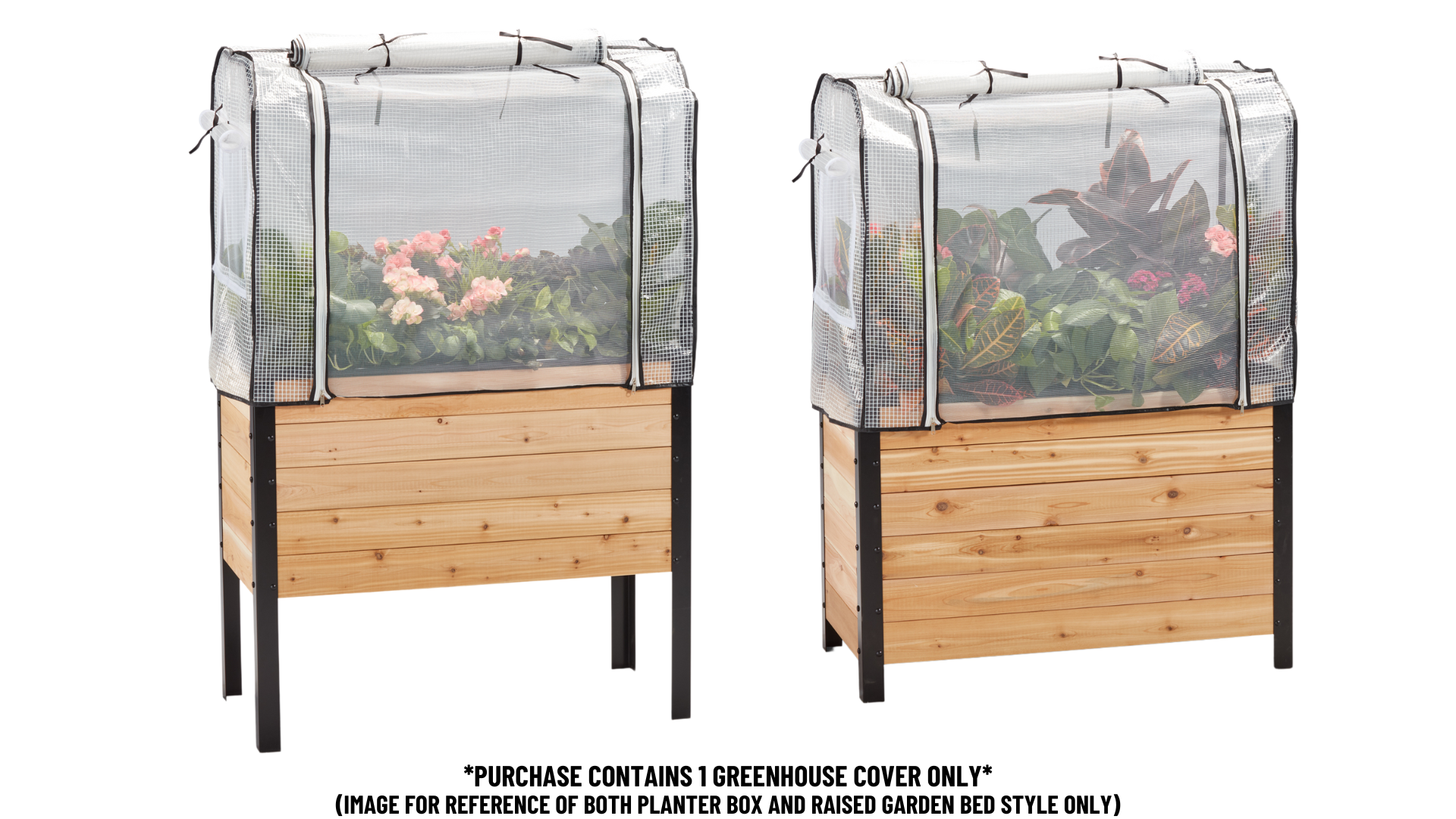 Cedar Planters Greenhouse Cover 18" x 36" | Heirloom Boulevard