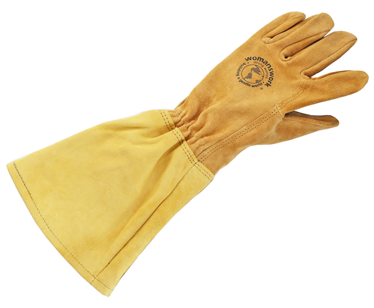 Womanswork All Leather Gauntlet Glove, Arm Saver | Heirloom Boulevard