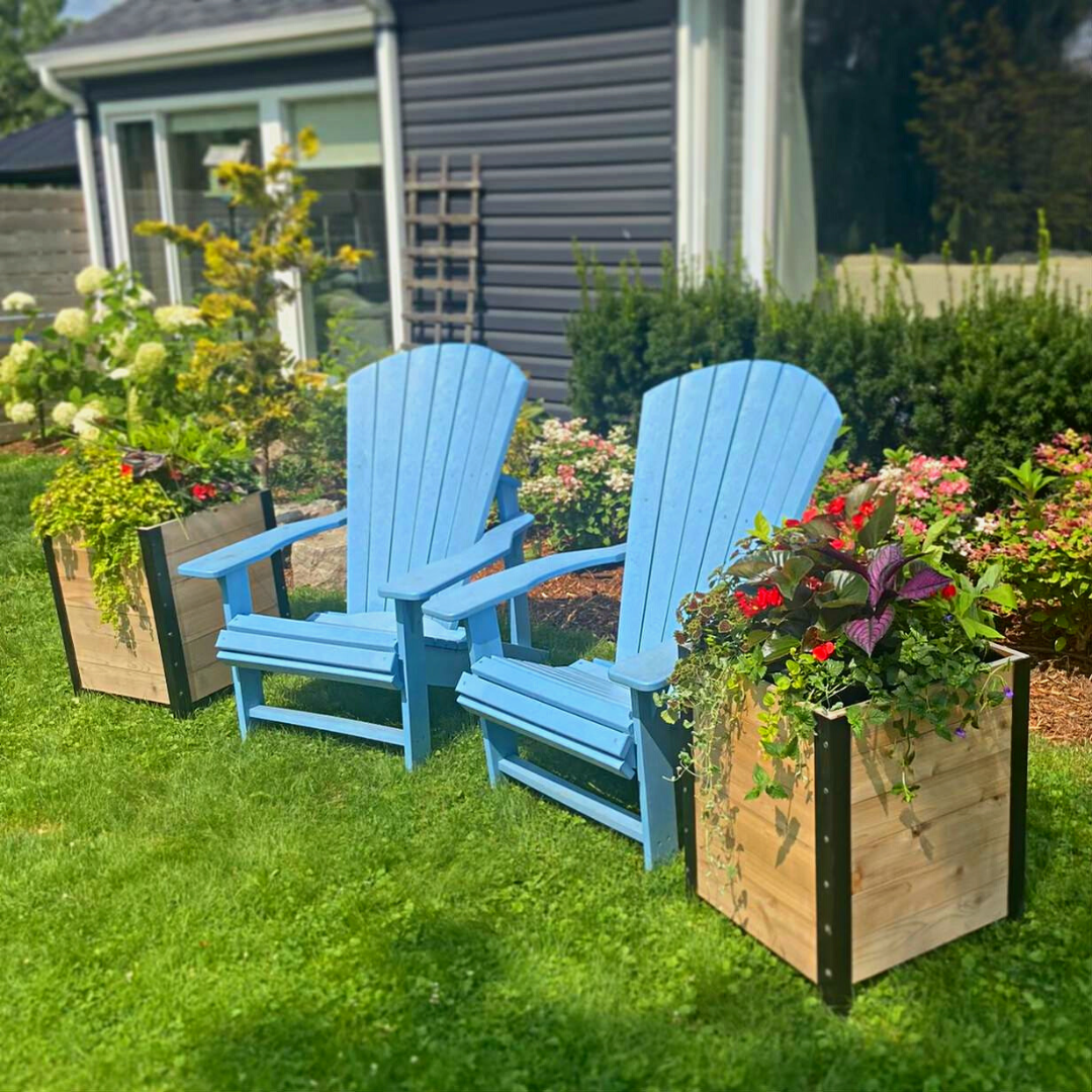 Cedar Planters 18″ x 18″ Planter Box - 24" TALL | Heirloom Boulevard