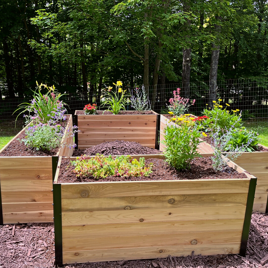 Cedar Planters 18" x 48" Planter Box - 24" TALL | Heirloom Boulevard