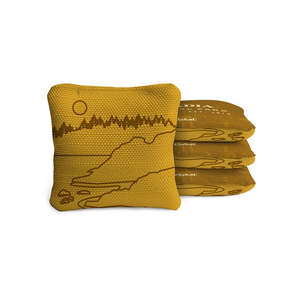 Elakai 4-in Travel Dual-Sided Cornhole Bags | National Parks Collection | Heirloom Boulevard