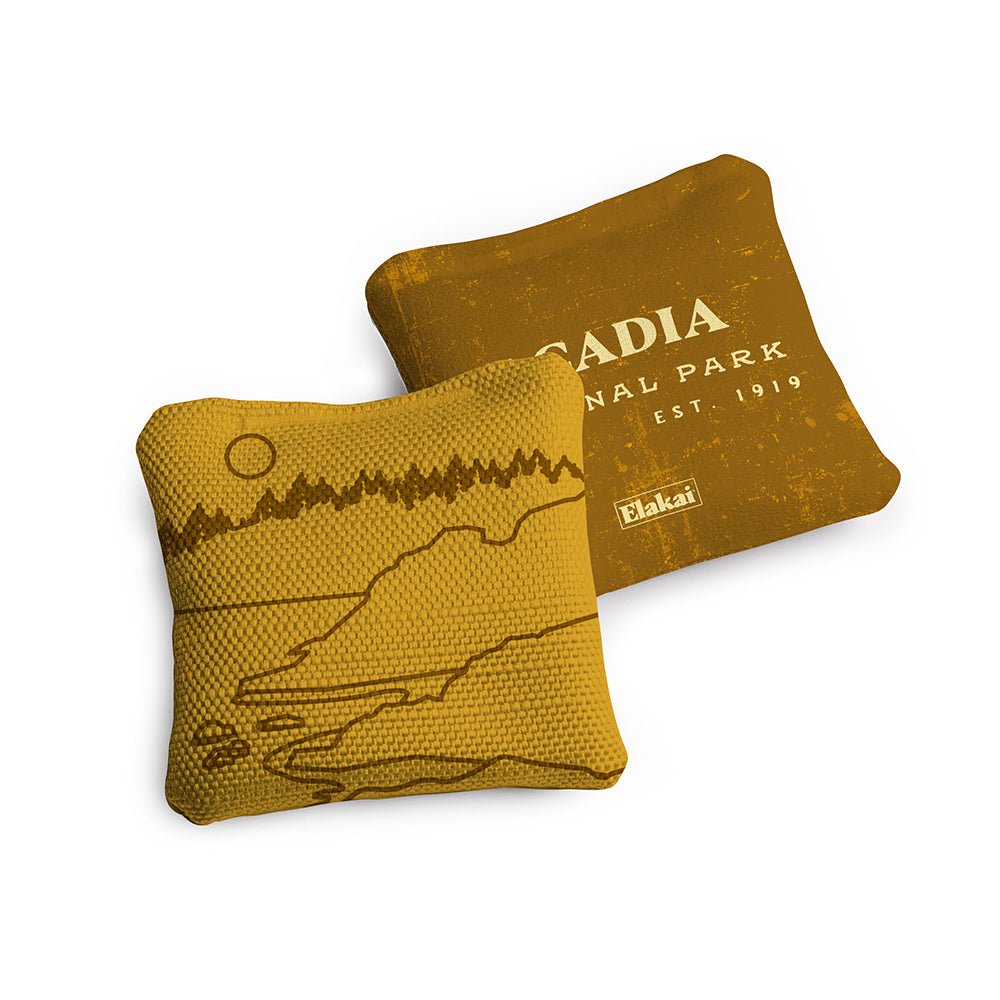 Elakai 4-in Travel Dual-Sided Cornhole Bags | National Parks Collection | Heirloom Boulevard