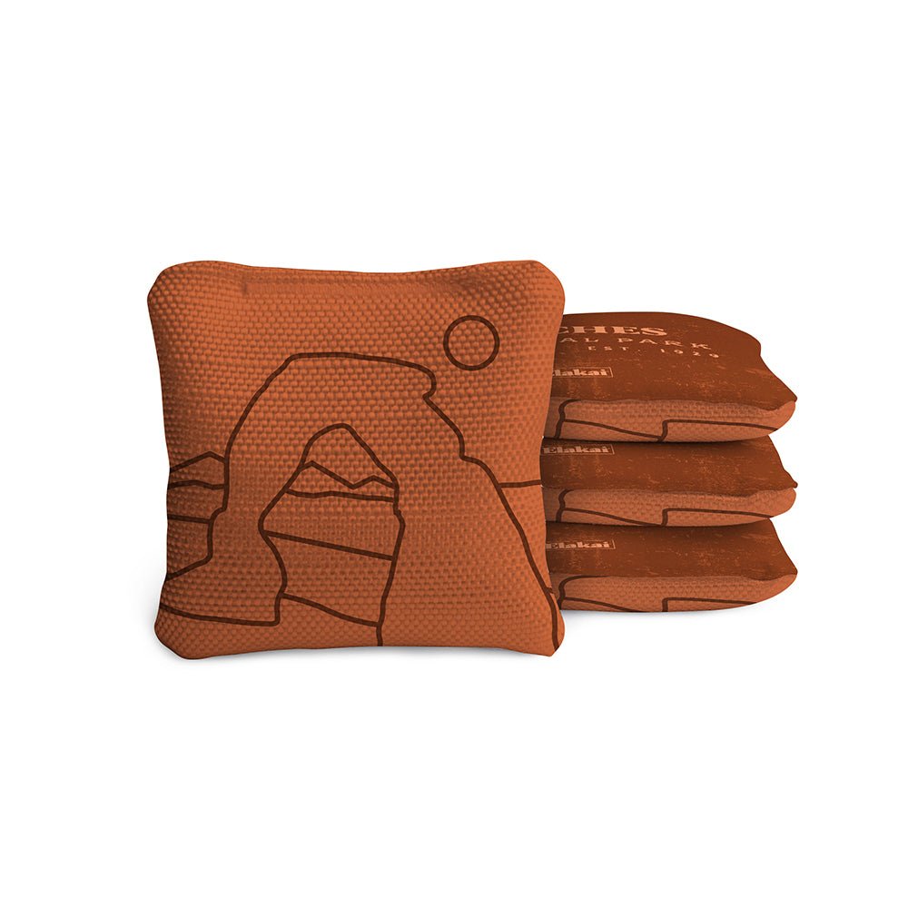 Elakai 4-in Travel Dual-Sided Cornhole Bags | National Parks Collection | Heirloom Boulevard