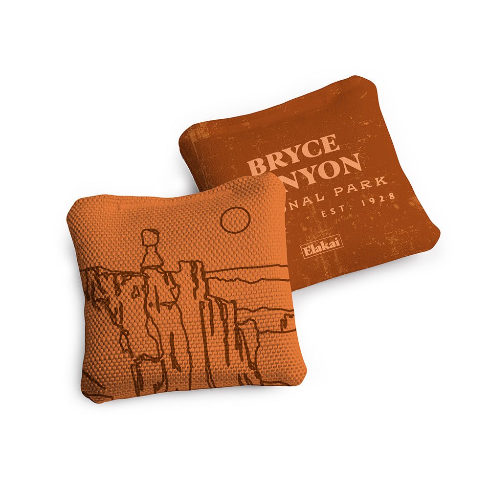 Elakai 4-in Travel Dual-Sided Cornhole Bags | National Parks Collection | Heirloom Boulevard