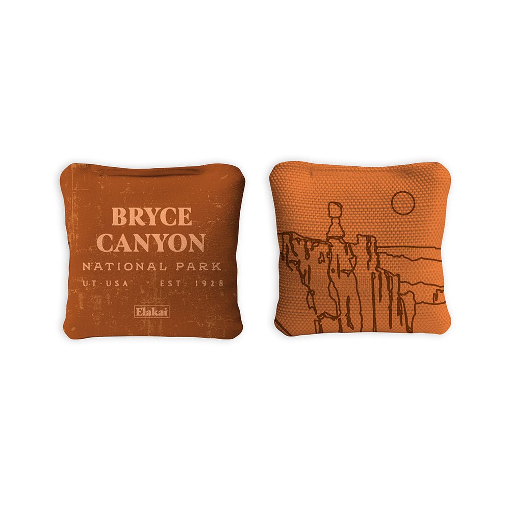 Elakai 4-in Travel Dual-Sided Cornhole Bags | National Parks Collection | Heirloom Boulevard
