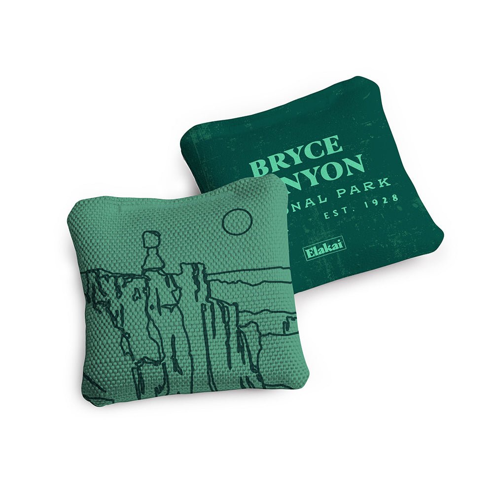 Elakai 4-in Travel Dual-Sided Cornhole Bags | National Parks Collection | Heirloom Boulevard