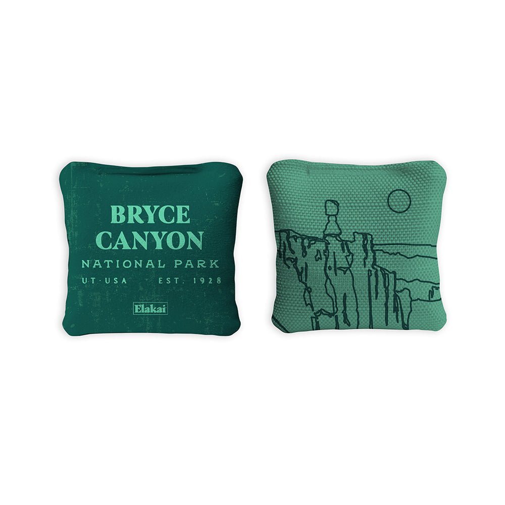 Elakai 4-in Travel Dual-Sided Cornhole Bags | National Parks Collection | Heirloom Boulevard