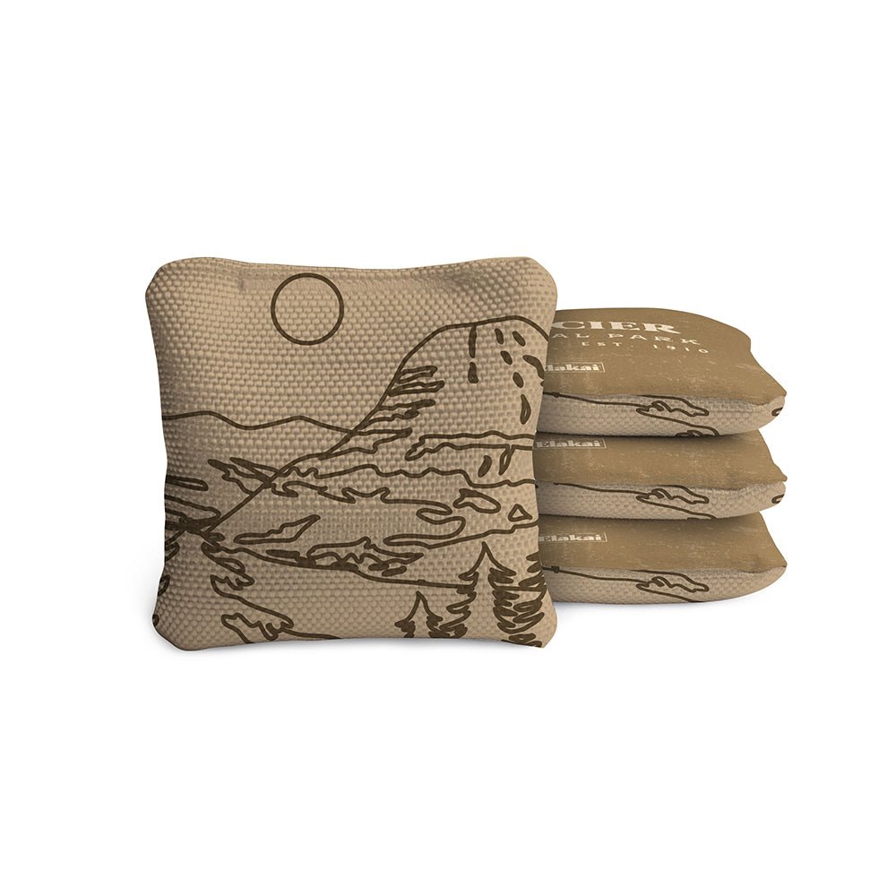 Elakai 4-in Travel Dual-Sided Cornhole Bags | National Parks Collection | Heirloom Boulevard