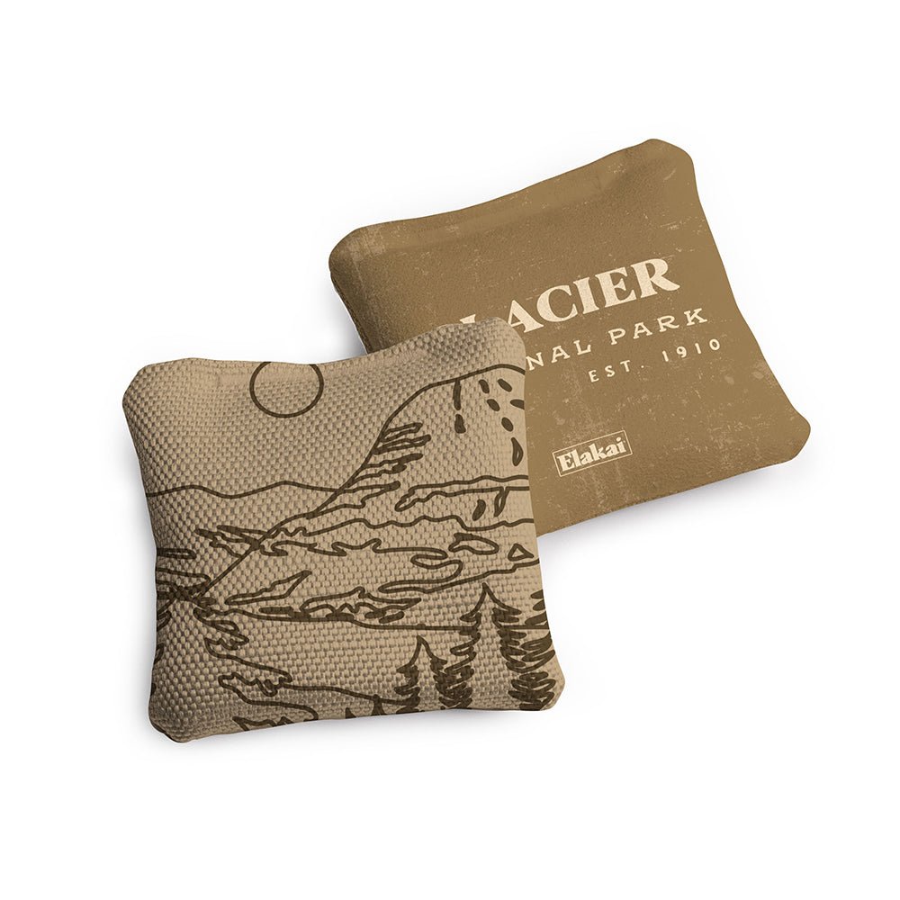 Elakai 4-in Travel Dual-Sided Cornhole Bags | National Parks Collection | Heirloom Boulevard