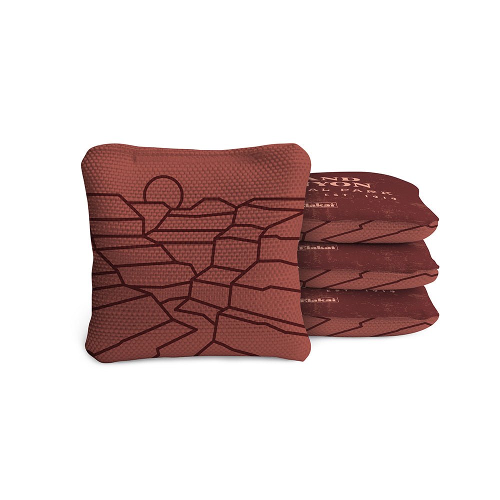 Elakai 4-in Travel Dual-Sided Cornhole Bags | National Parks Collection | Heirloom Boulevard