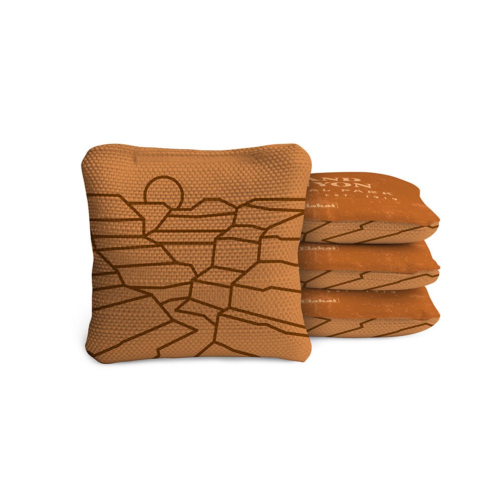 Elakai 4-in Travel Dual-Sided Cornhole Bags | National Parks Collection | Heirloom Boulevard