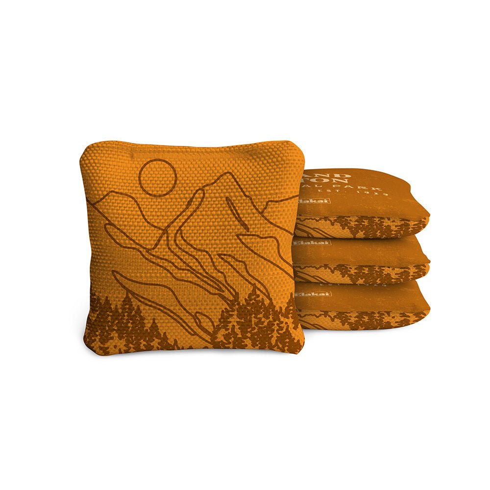 Elakai 4-in Travel Dual-Sided Cornhole Bags | National Parks Collection | Heirloom Boulevard