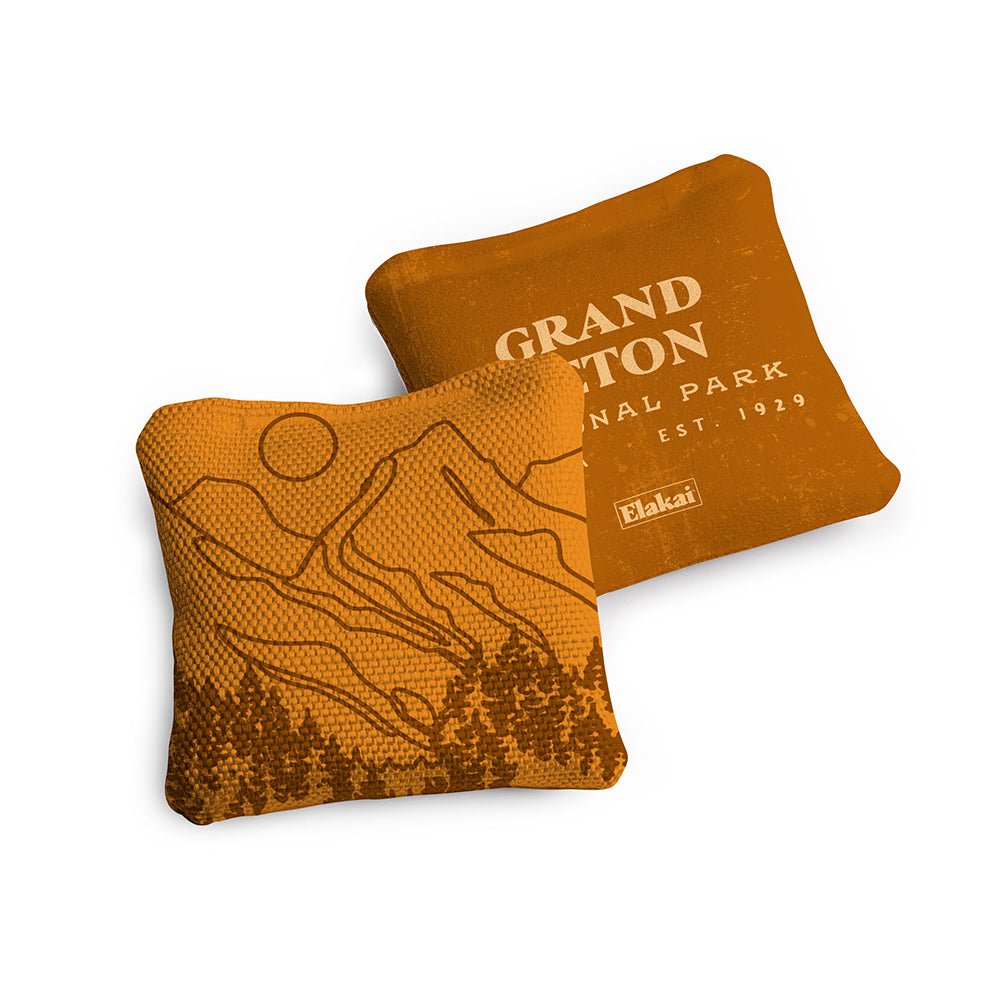 Elakai 4-in Travel Dual-Sided Cornhole Bags | National Parks Collection | Heirloom Boulevard