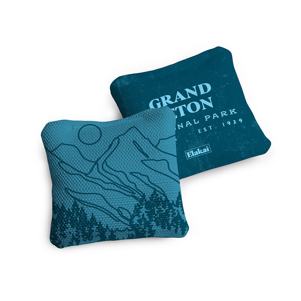 Elakai 4-in Travel Dual-Sided Cornhole Bags | National Parks Collection | Heirloom Boulevard