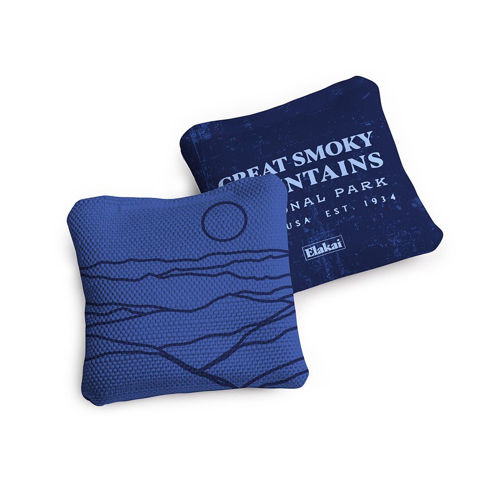 Elakai 4-in Travel Dual-Sided Cornhole Bags | National Parks Collection | Heirloom Boulevard