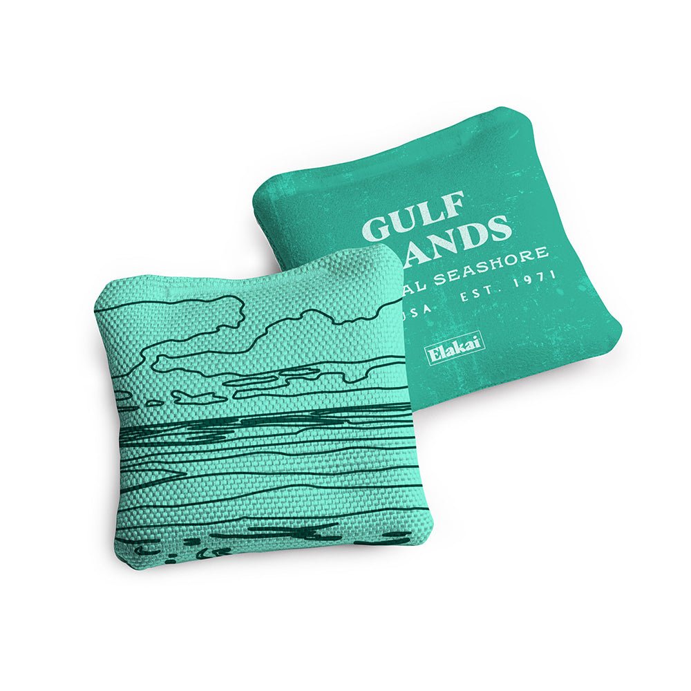 Elakai 4-in Travel Dual-Sided Cornhole Bags | National Parks Collection | Heirloom Boulevard