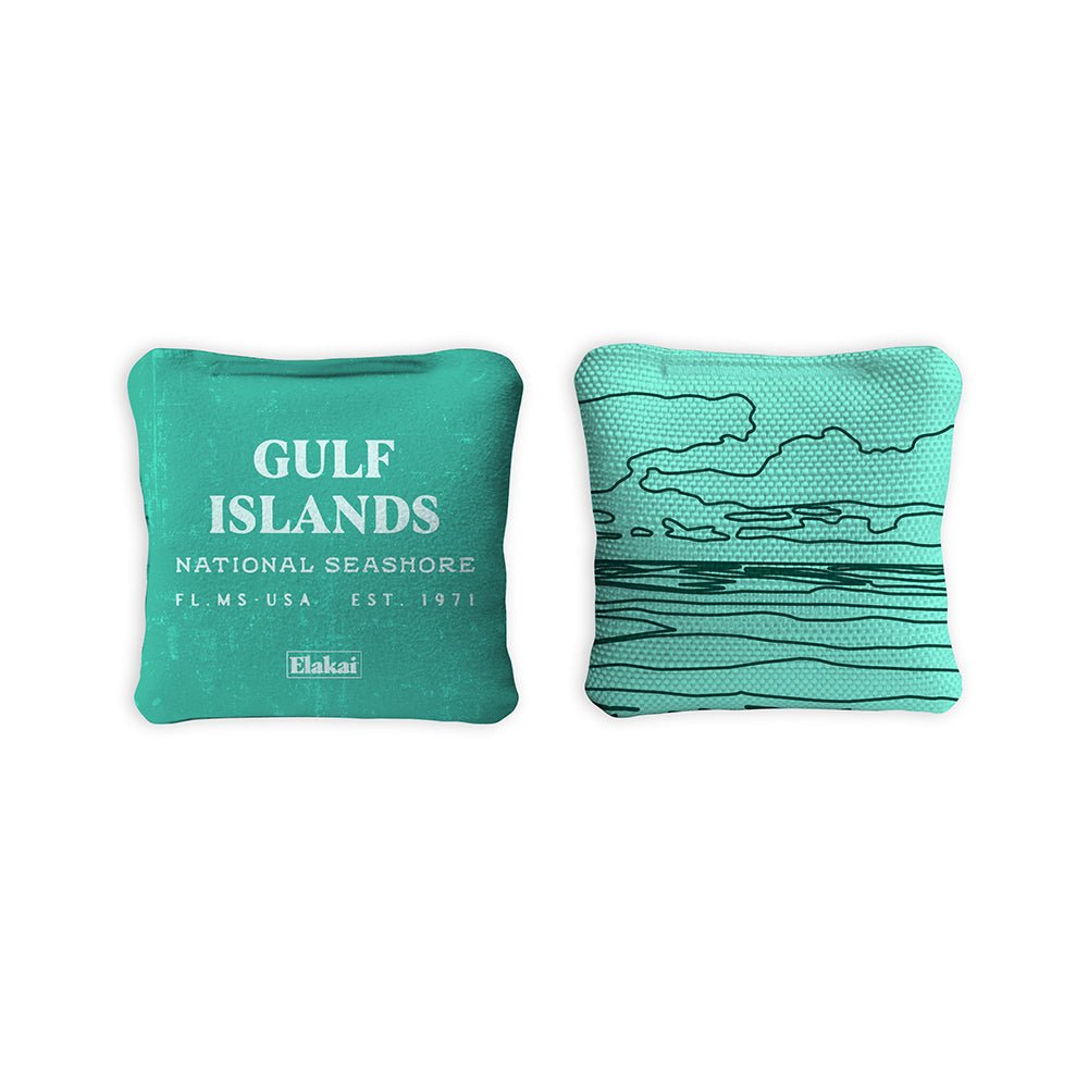 Elakai 4-in Travel Dual-Sided Cornhole Bags | National Parks Collection | Heirloom Boulevard