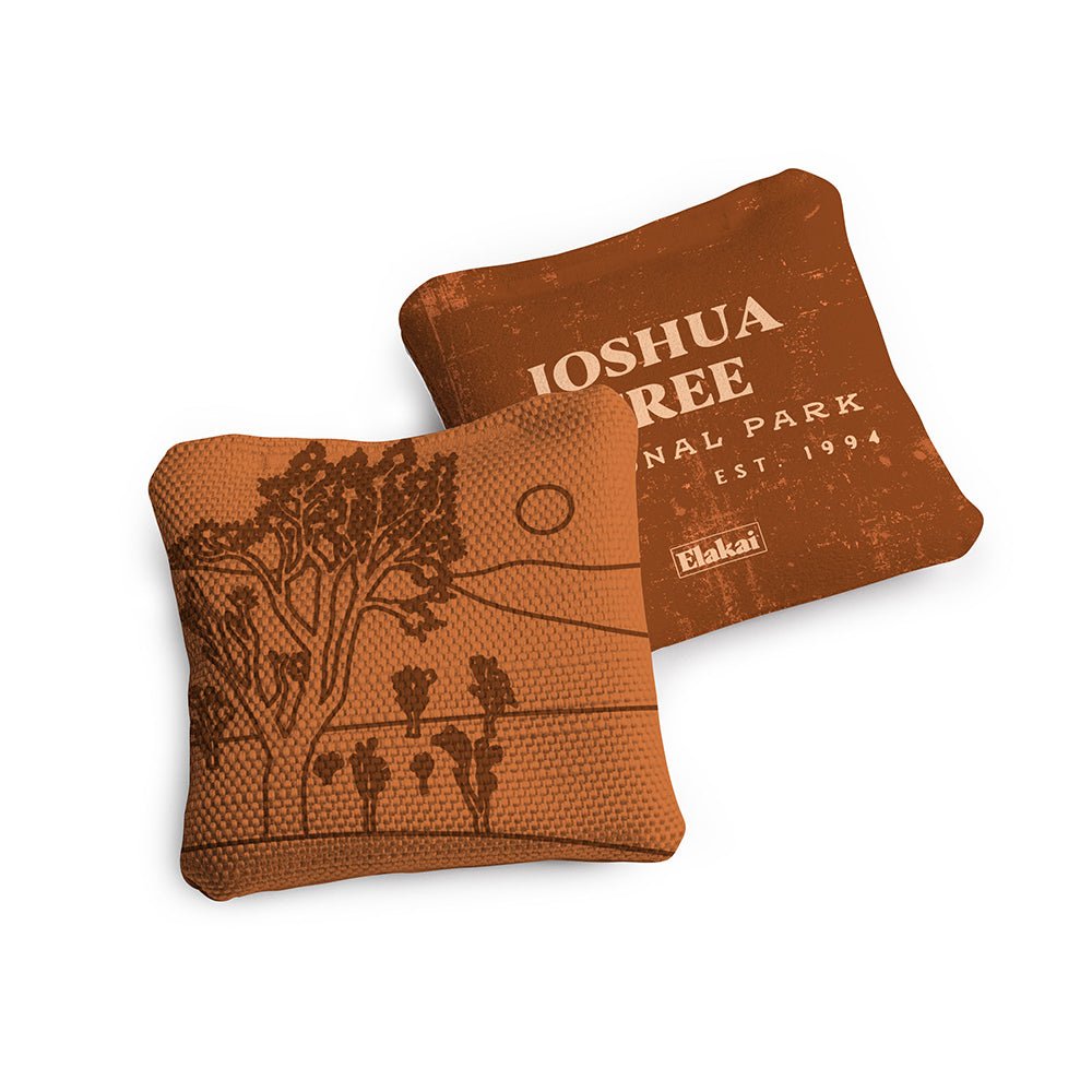 Elakai 4-in Travel Dual-Sided Cornhole Bags | National Parks Collection | Heirloom Boulevard
