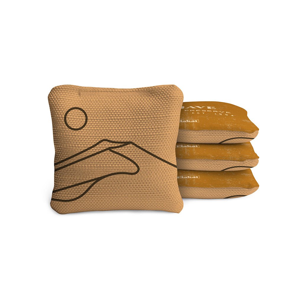 Elakai 4-in Travel Dual-Sided Cornhole Bags | National Parks Collection | Heirloom Boulevard