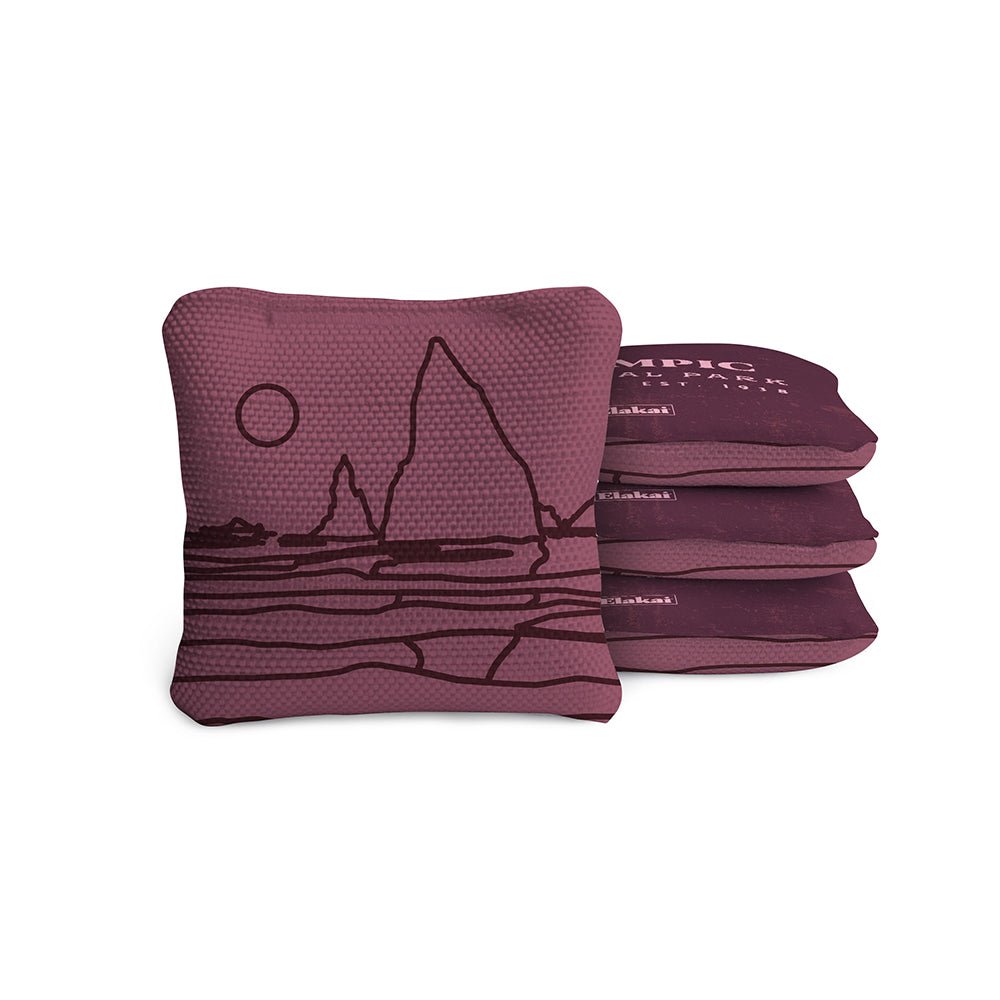 Elakai 4-in Travel Dual-Sided Cornhole Bags | National Parks Collection | Heirloom Boulevard