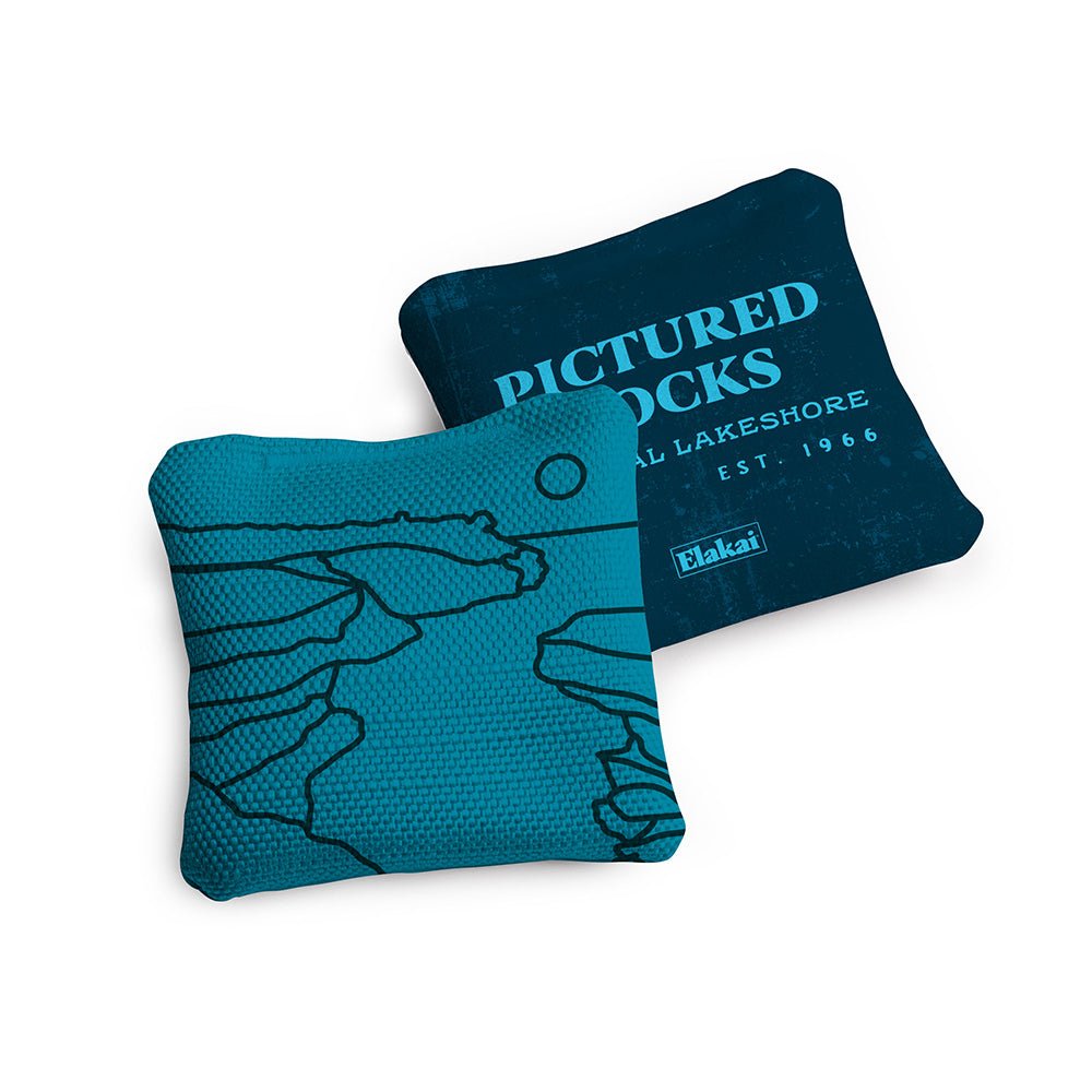 Elakai 4-in Travel Dual-Sided Cornhole Bags | National Parks Collection | Heirloom Boulevard
